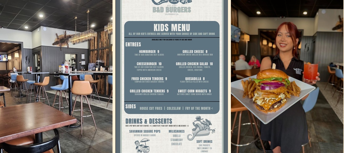 B&D Burgers - East Broughton St. Savannah