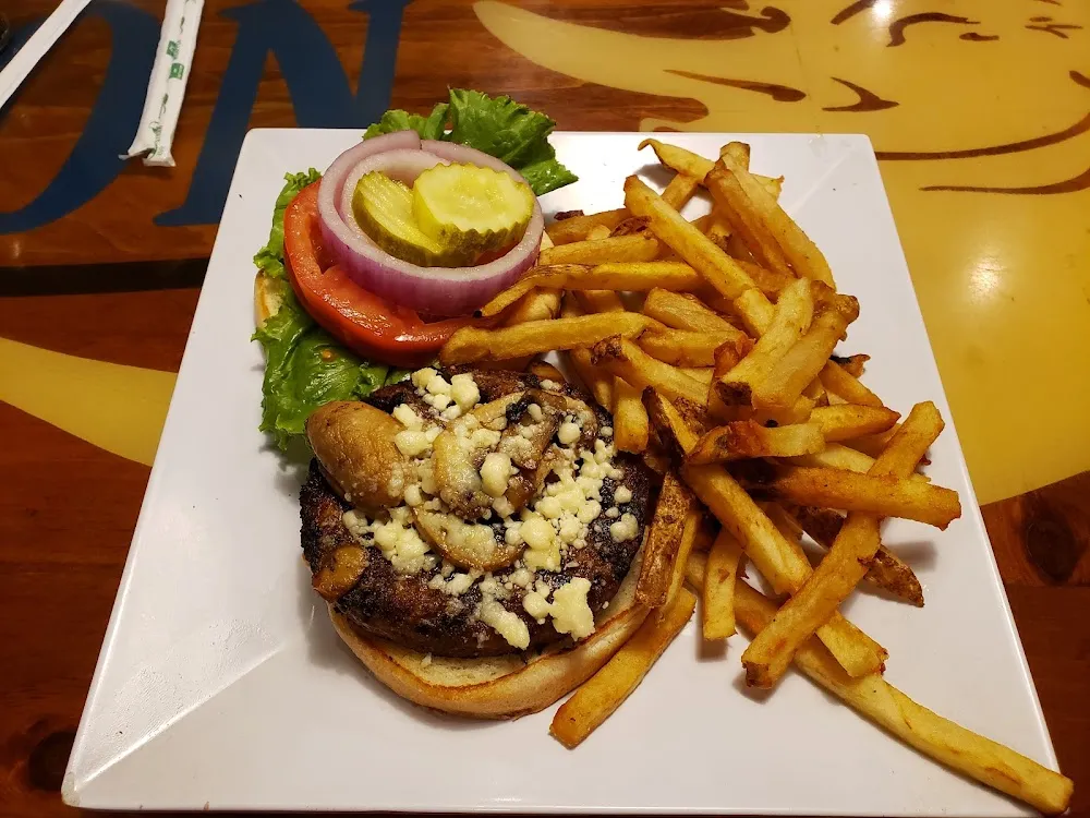 Black Bean Burger Fries